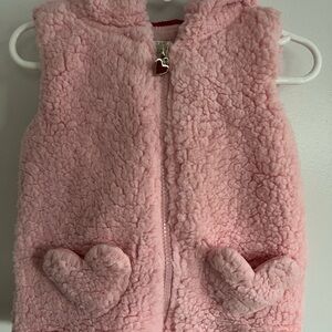 Max Studio Kids Pink Fleece Vest
